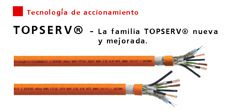 TOPSERV Enhanced servo cable